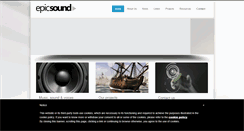 Desktop Screenshot of epicsound.com